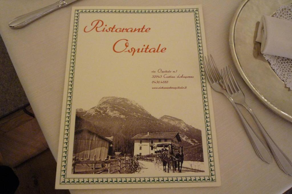 Ristorante Rifugio Ospitale Hotel กอร์ตินาดัมเปซโซ ภายนอก รูปภาพ